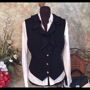 COPY - Ralph Lauren 🌹stunning executive ruffle suit vest